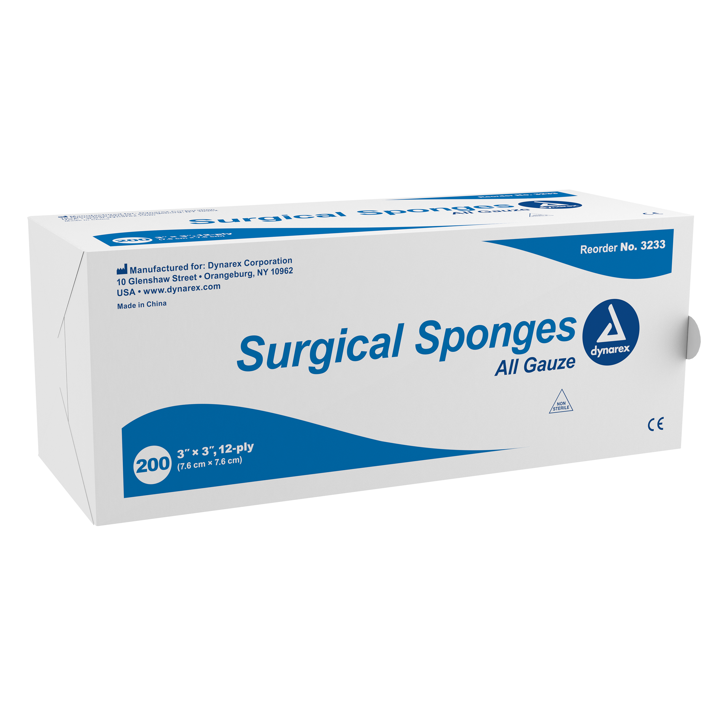 Surgical Gauze Sponge 3 X 3in 12 Ply