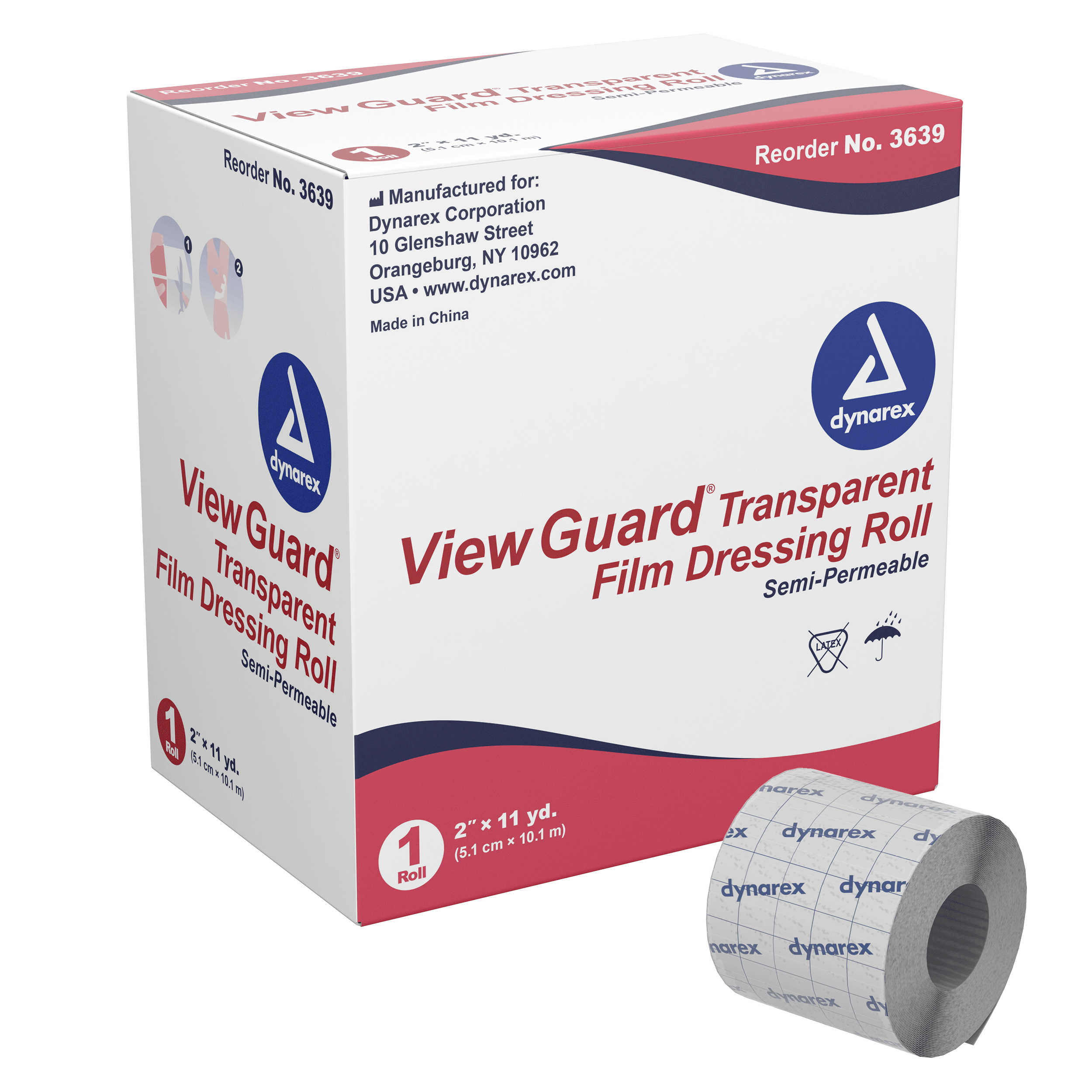 View Guard Transparent Film Dressing Roll 2″ X 11 Yd.