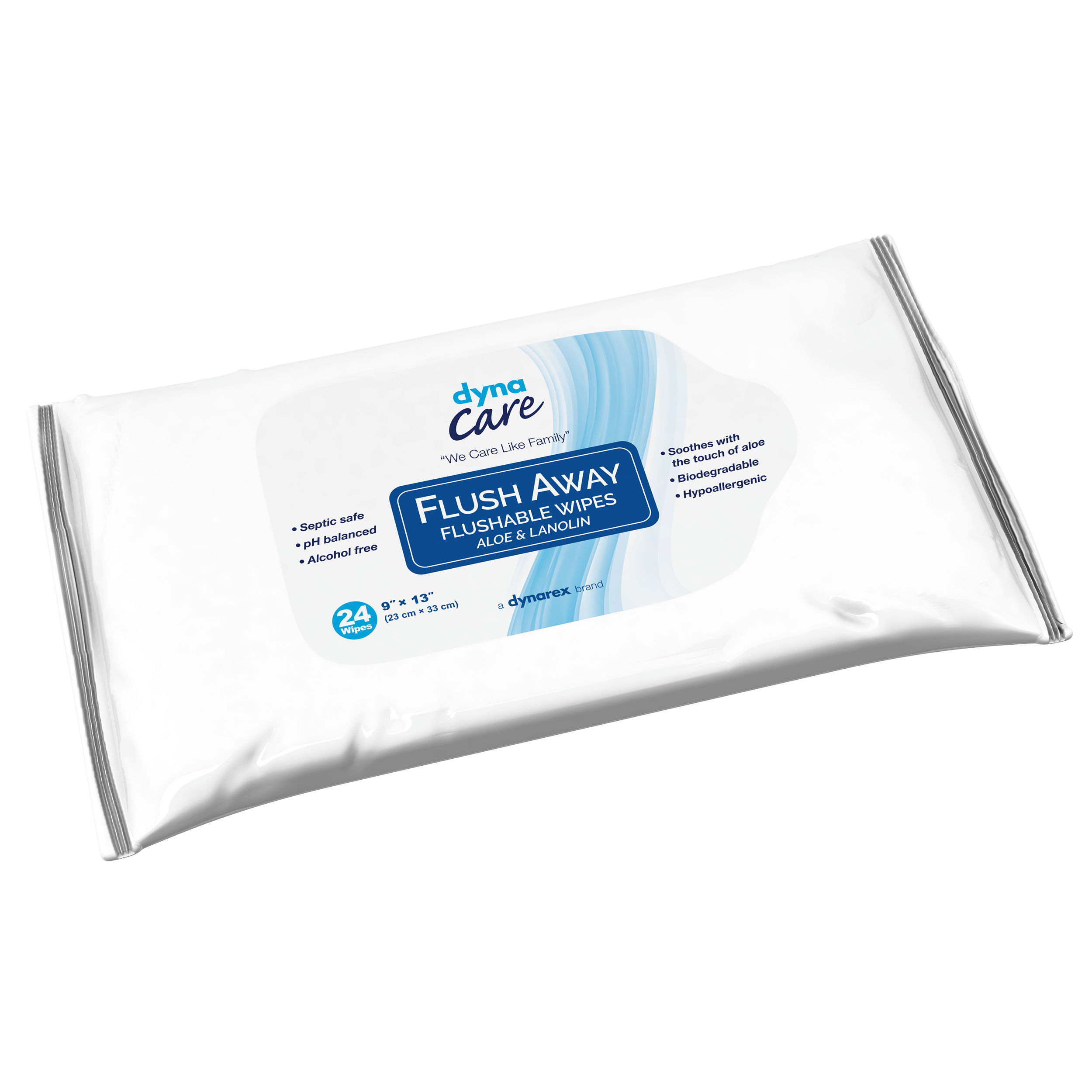 Flushable Wipes (Adult) 9 X 13in – 24 Wipes/soft Pack