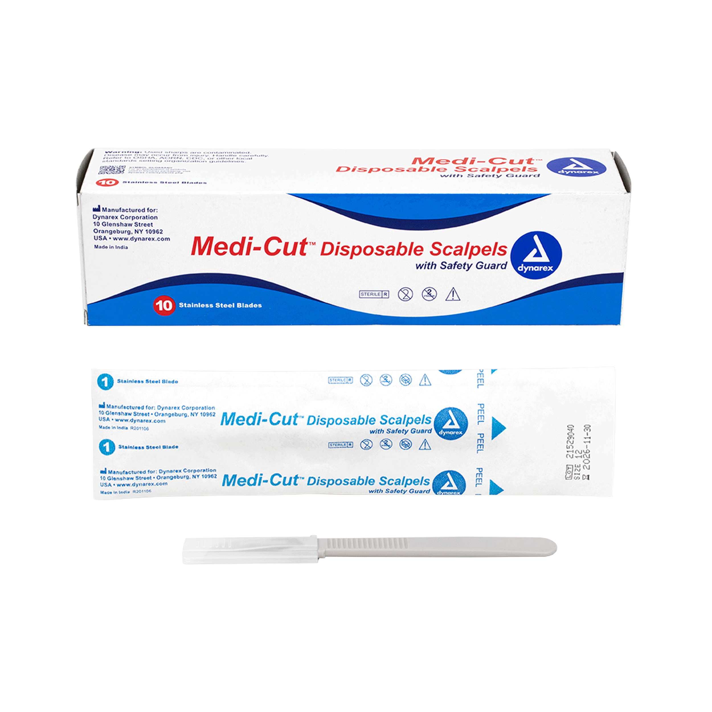 Medi-Cut Scalpels Disposable Sterile #12