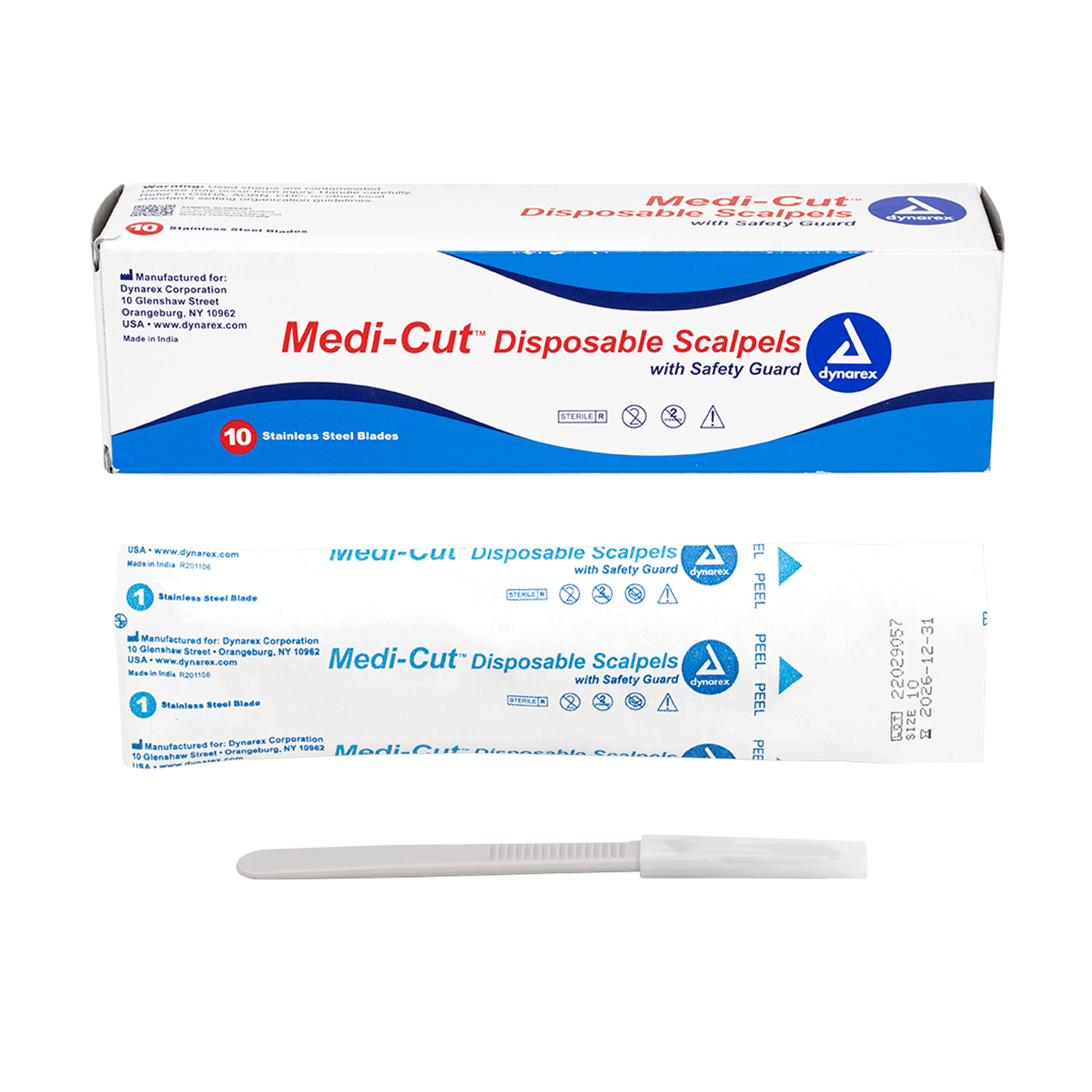 Medi-Cut Scalpels Disposable Sterile #10