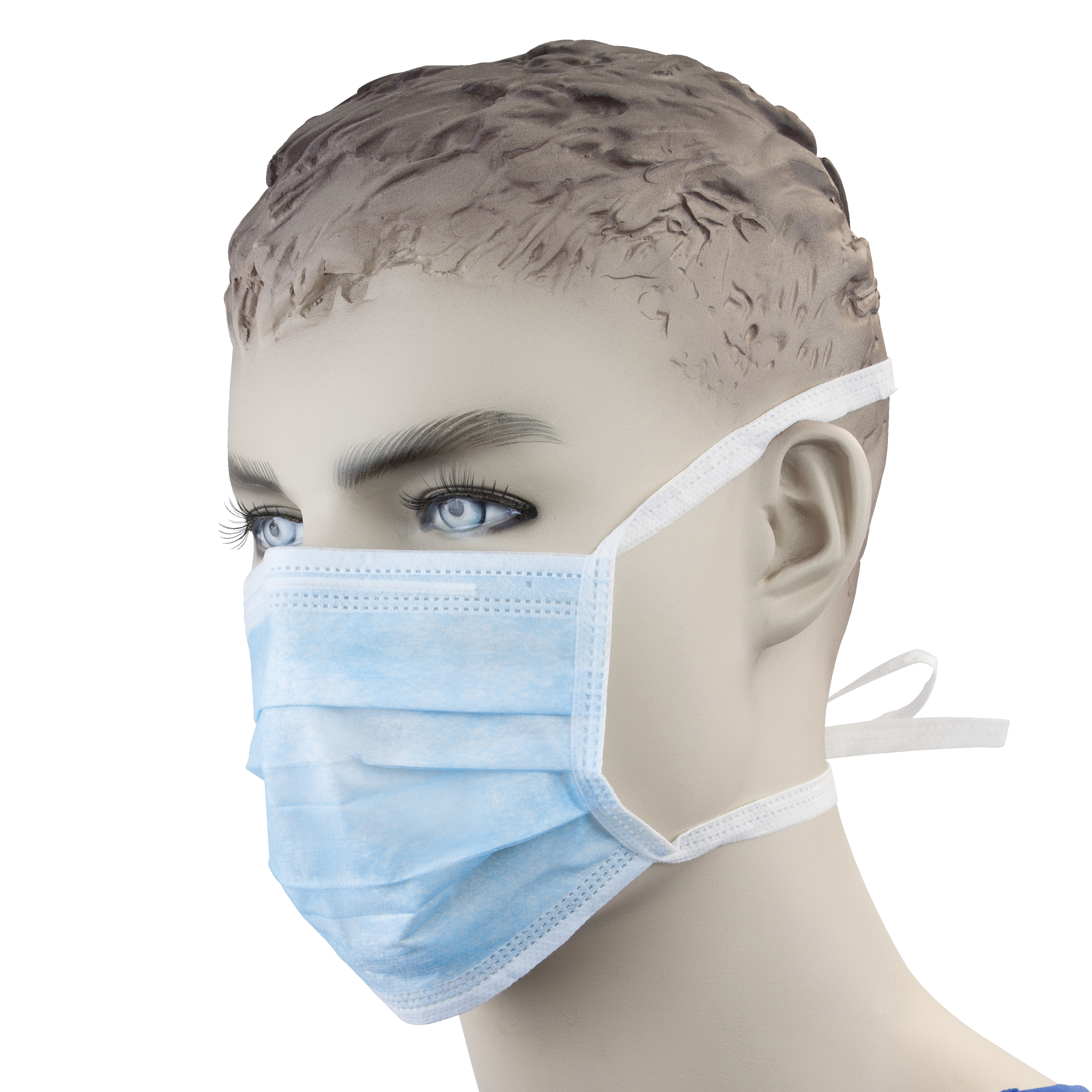 Surgical Face Mask With Ties – Blue