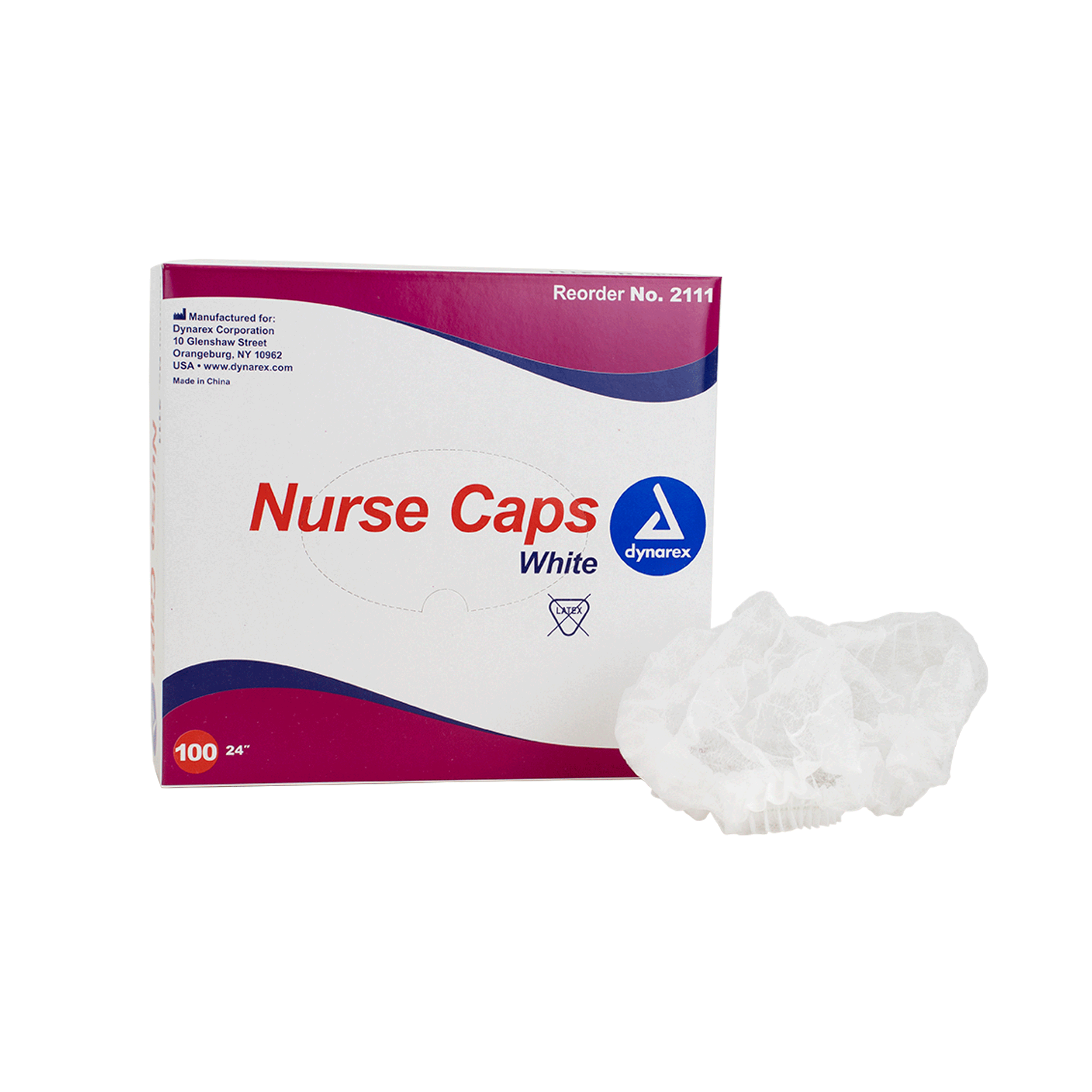 Nurse Cap O.R. 21″, White