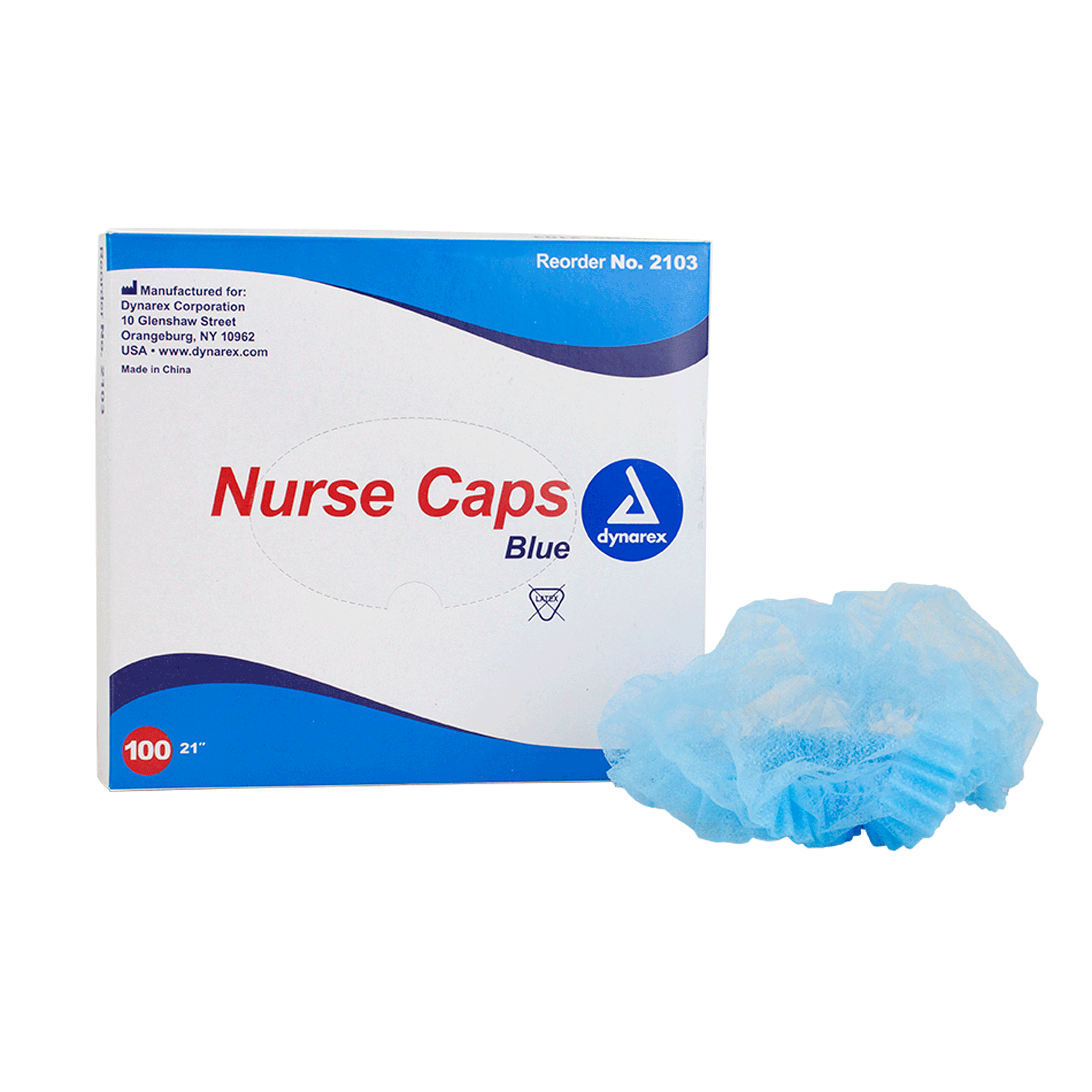 Nurse Cap O.R. 21″, Blue