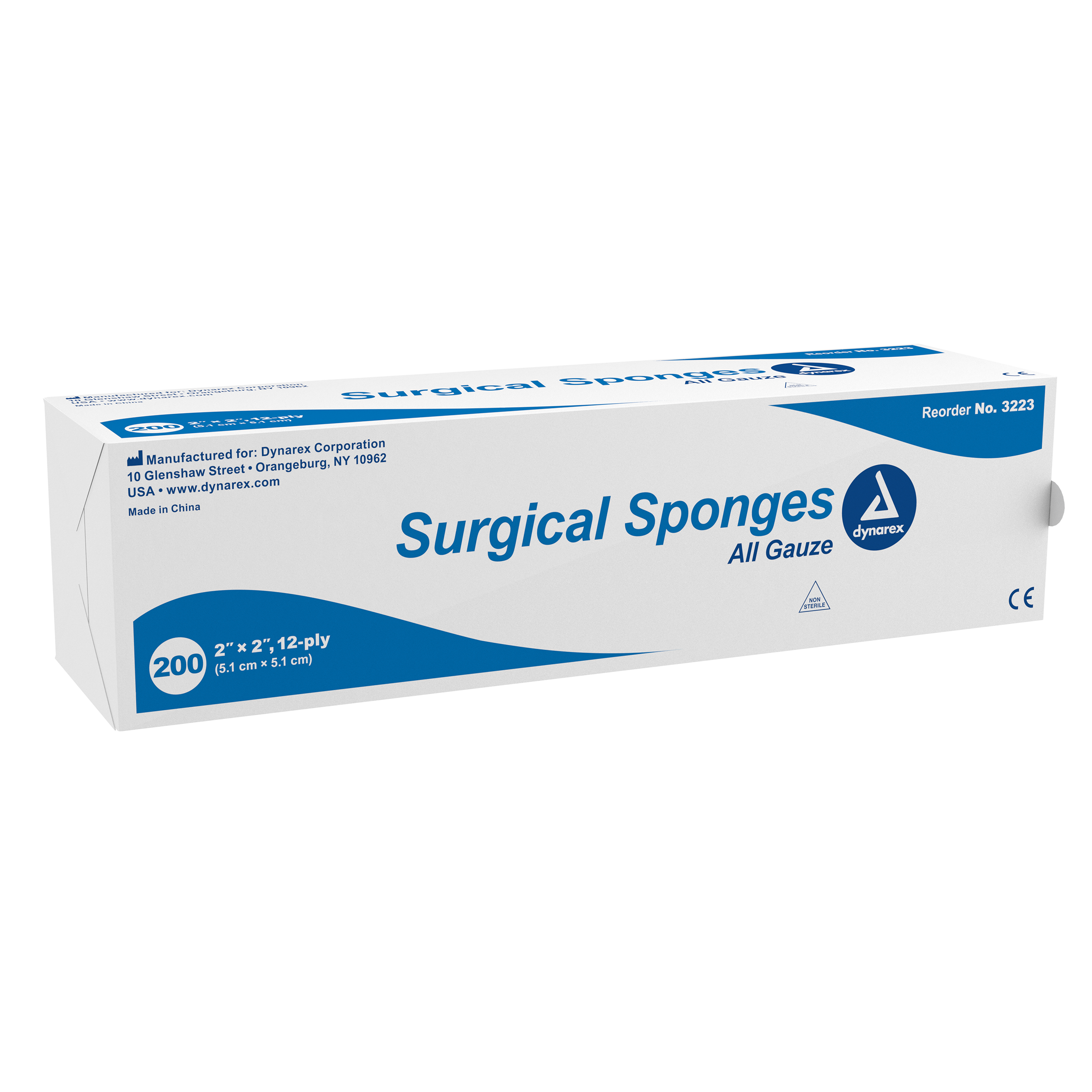 Surgical Gauze Sponge 2 X 2in 12 Ply