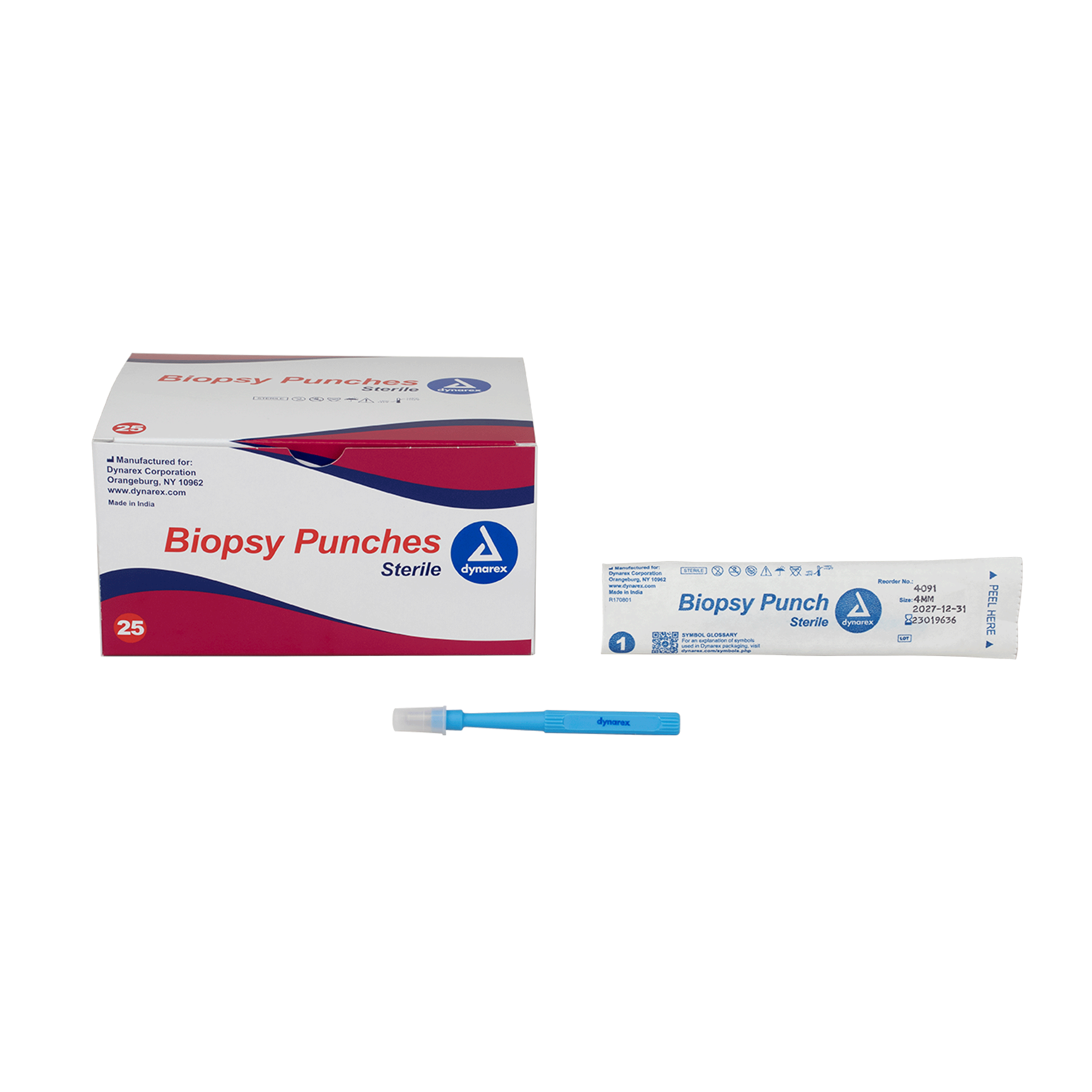Biopsy Punches 4.0mm, Blue