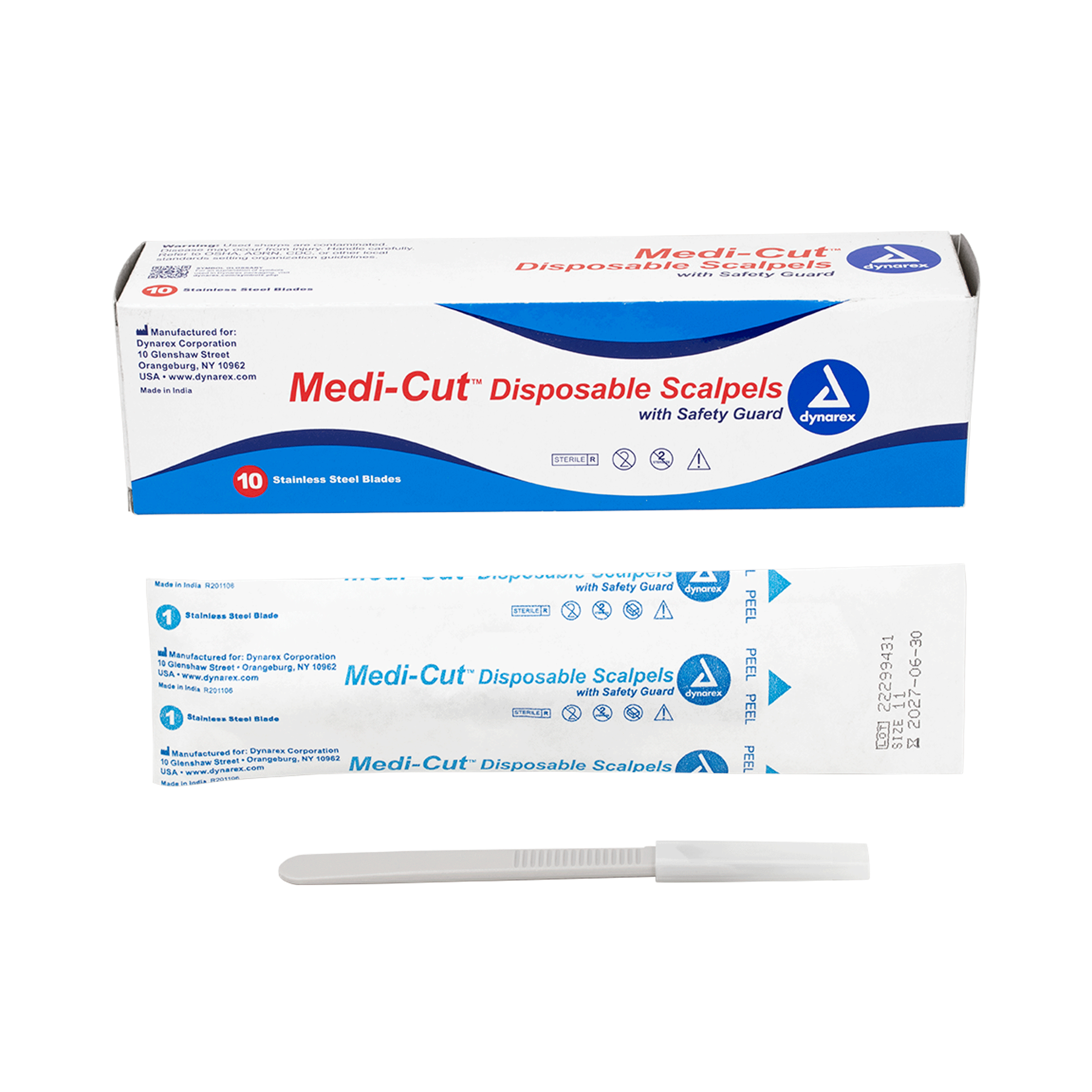 Medi-Cut Scalpels Disposable Sterile #11